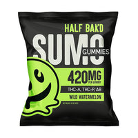 Half Bak’d Sumo Gummies 840mg Delta 9 Delta 8 2ct