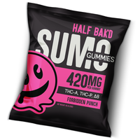 Half Bak’d Sumo Gummies 840mg Delta 9 Delta 8 2ct