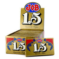 JOB Gold 1 1 2 Rolling Papers 24pk Box Display Natural Wood Fibers