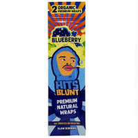 Hits Blunt Hemp Wraps 25pk Box Display Organic Non GMO Hemp Wraps