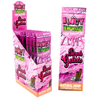 Juicy Terpene Infused Hemp Wraps 25pk Display 2 Wraps Per Pk