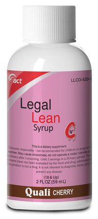 Legal Lean Syrup Ingredients