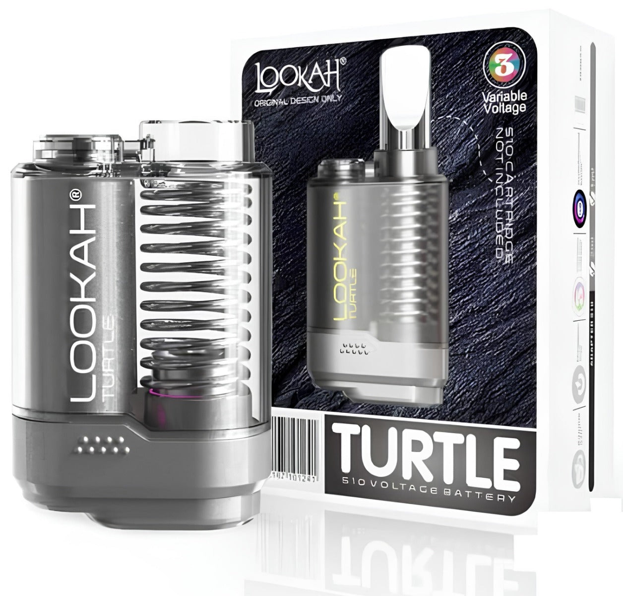 Lookah Turtle 510 Battery 400mAh 3 Voltage Type-C