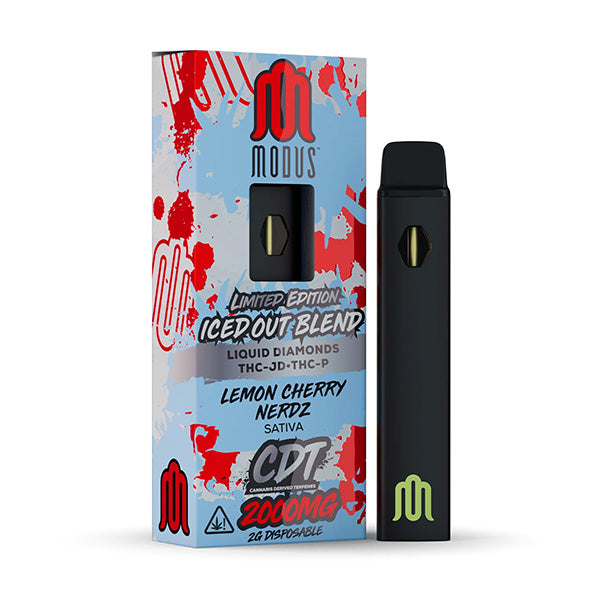 MODUS - Iced out Blend Air (THC-A Liquid Diamond + THC-JD + D8 + THCP) - Hemp Disposable (2g x 5) - MK Distro