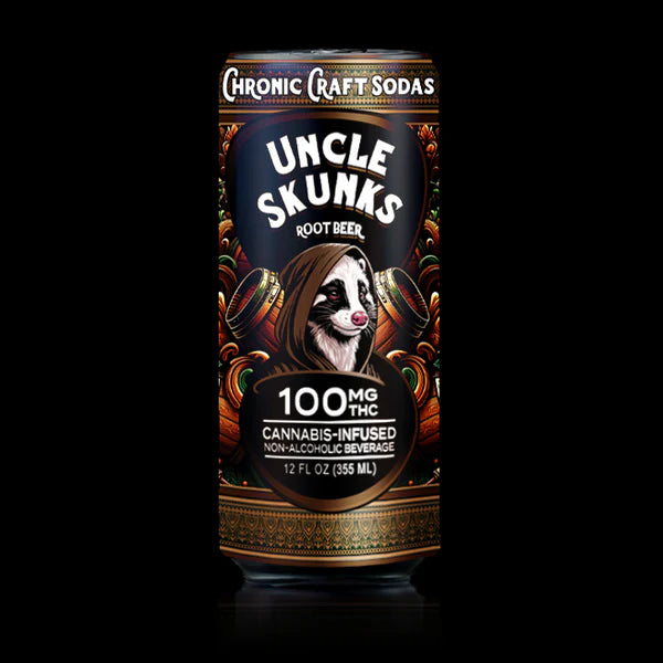 Uncle Skunks Chronic Craft Sodas | 100MG THC 12FL.