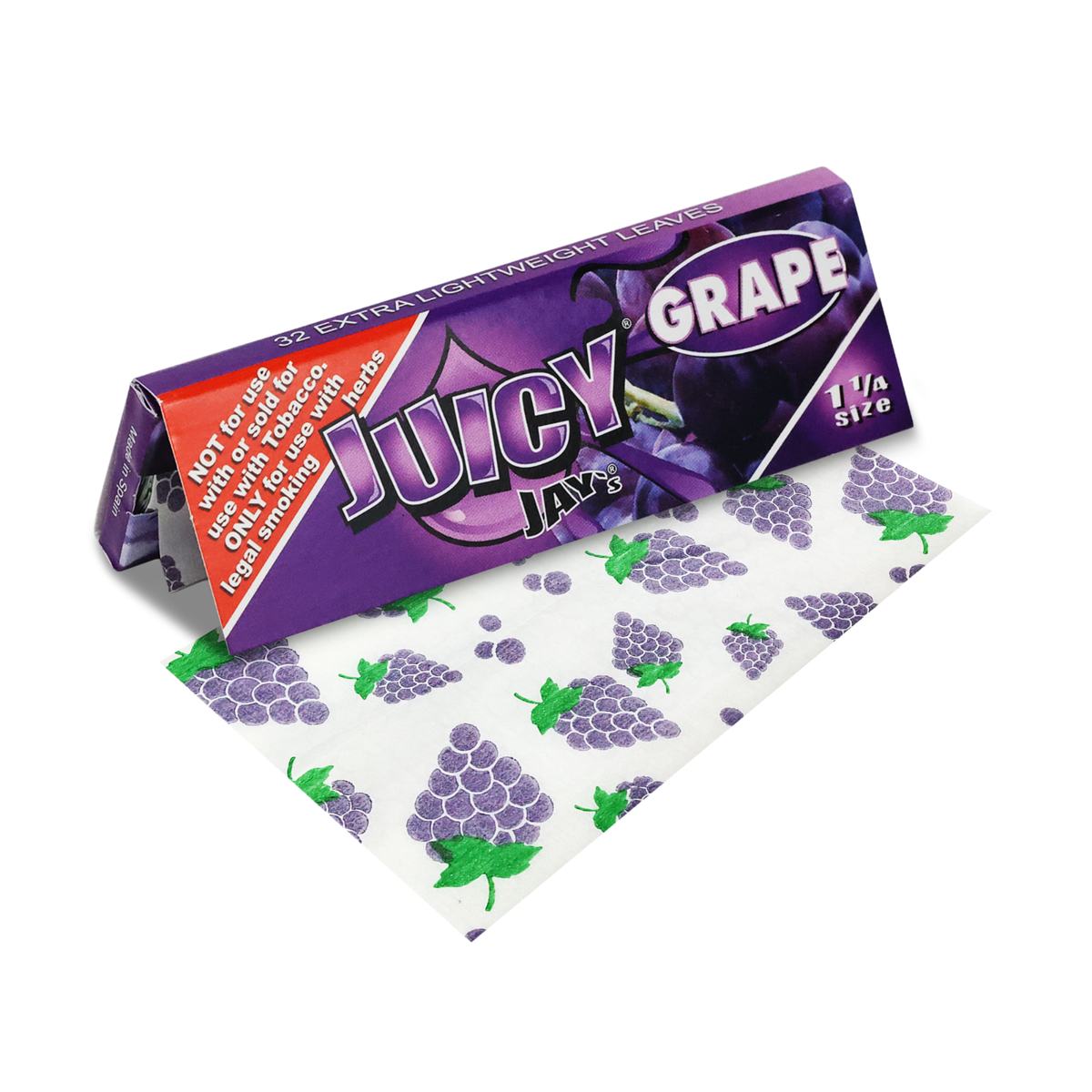 Juicy Jay's 1 1/4" Flavored Rolling Papers 24pk Display