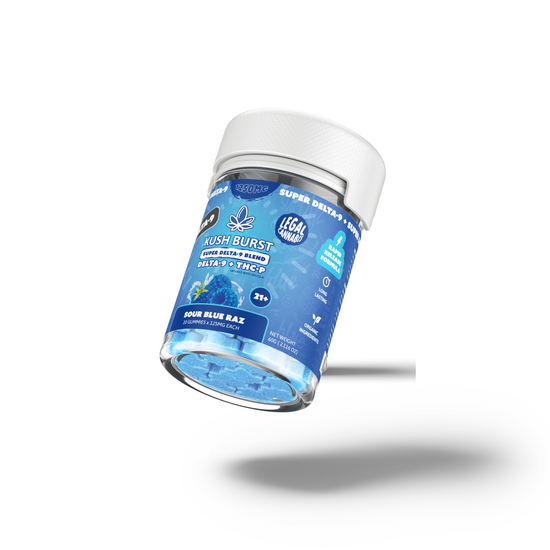 Kush Burst Super Knockout Blend Gummies D9 +THC-P+THC-X+HHC-P+D8