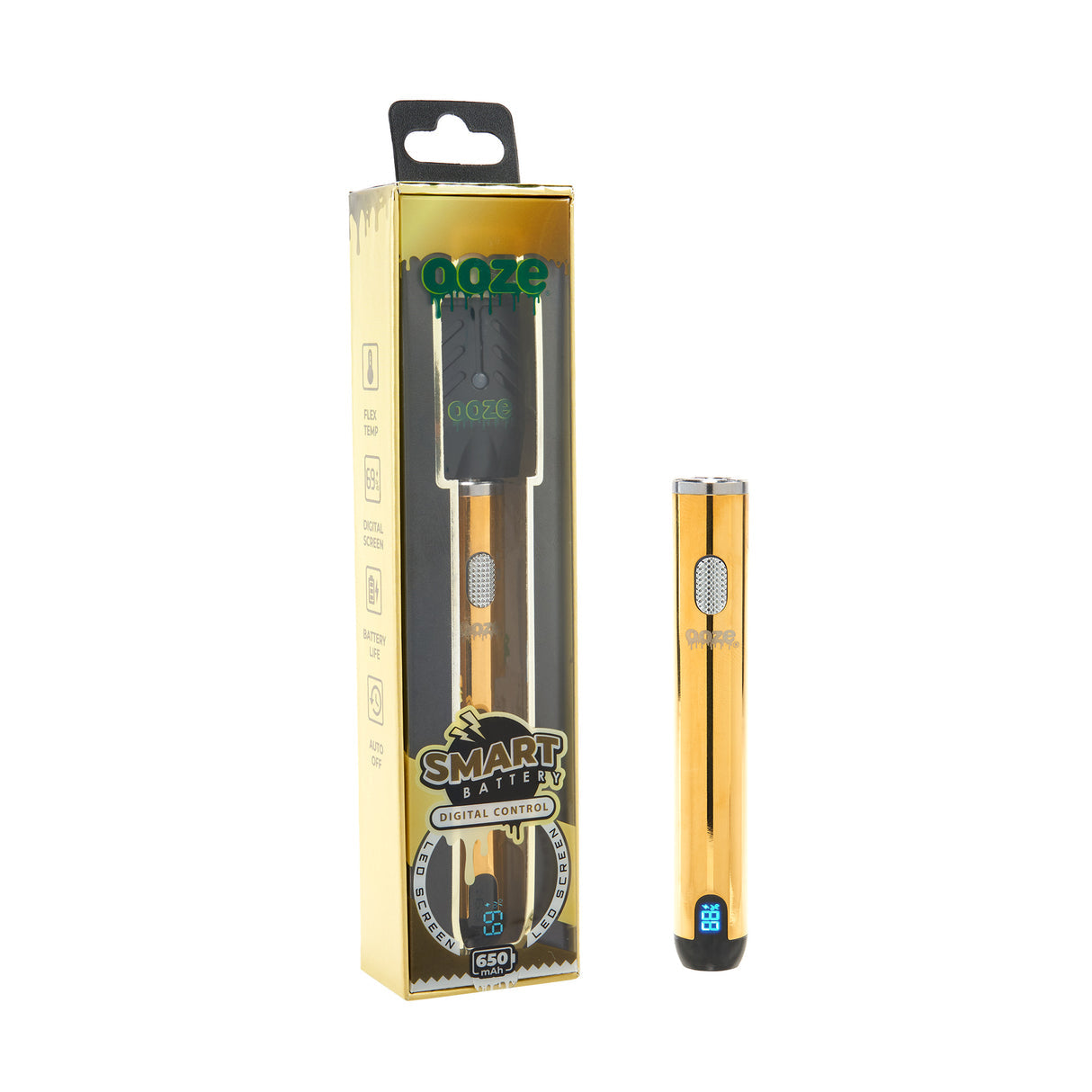 Ooze 650mAh Smart 510 Battery 5 Voltage LED Display