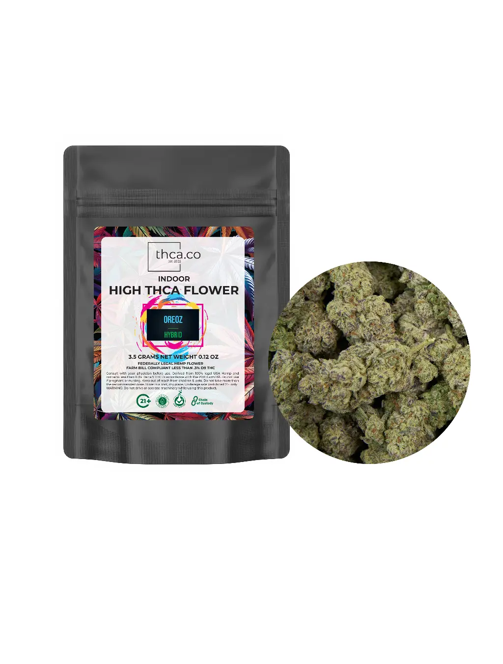 THCA.CO THC-A Flower 3.5G Flavor Strain description