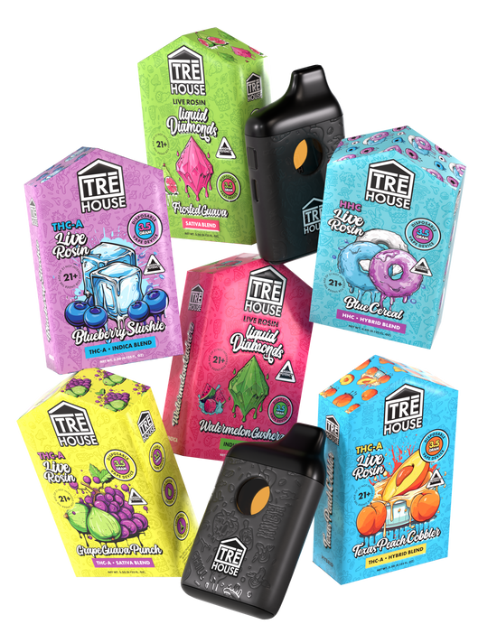 Tre House THC-A Live Rosin 3.5G Disposable