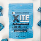 XITE D9 THC AND CBD BLUEBERRY FRUIT CHEWS 5 PACK