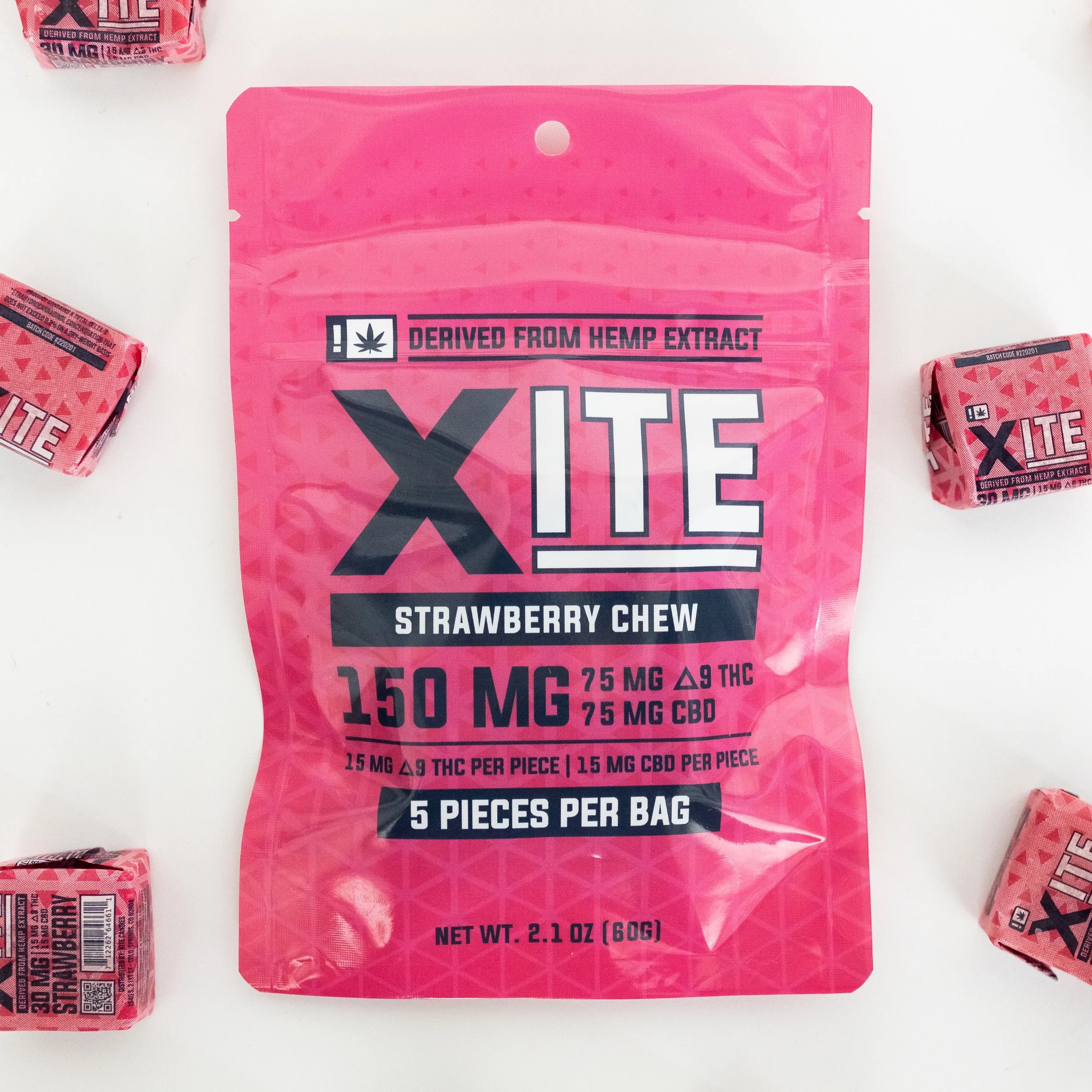 xite thc fruit chews 150mg with cbd 5 pack