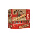 Zig Zag 1 1 4 Pre Rolled Cones 36pk Display (6 Cones Per Pk)