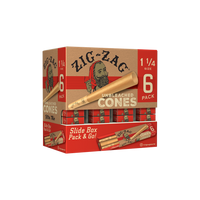 Zig Zag 1 1 4 Pre Rolled Cones 36pk Display (6 Cones Per Pk)