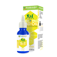 Med Pac Full Spectrum CBD MCT Oil, 6000mg, Green Garden Gold, Lemonade Flavor, Hemp Extracted