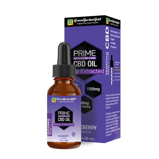 Green Garden Gold PRIME Advanced Care CBD Oil | 1500mg