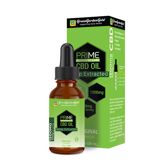 Green Garden Gold PRIME Advanced Care CBD Oil | 1500mg