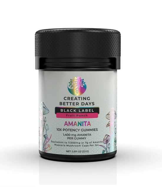 Creating Better Days Ibotenic Acid Free Mushroom Gummies with or without THC