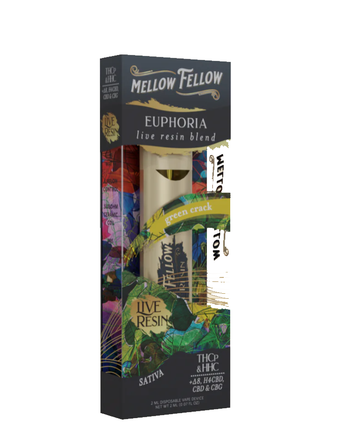 Mellow Fellow 2ml Live Resin Blend Disposable Vapes – Big D CBD